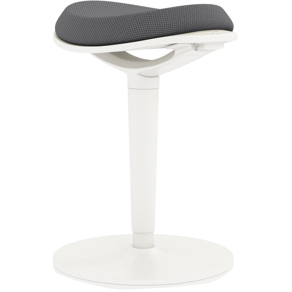 Sgabello ergonomico da ufficio regolabile grigio