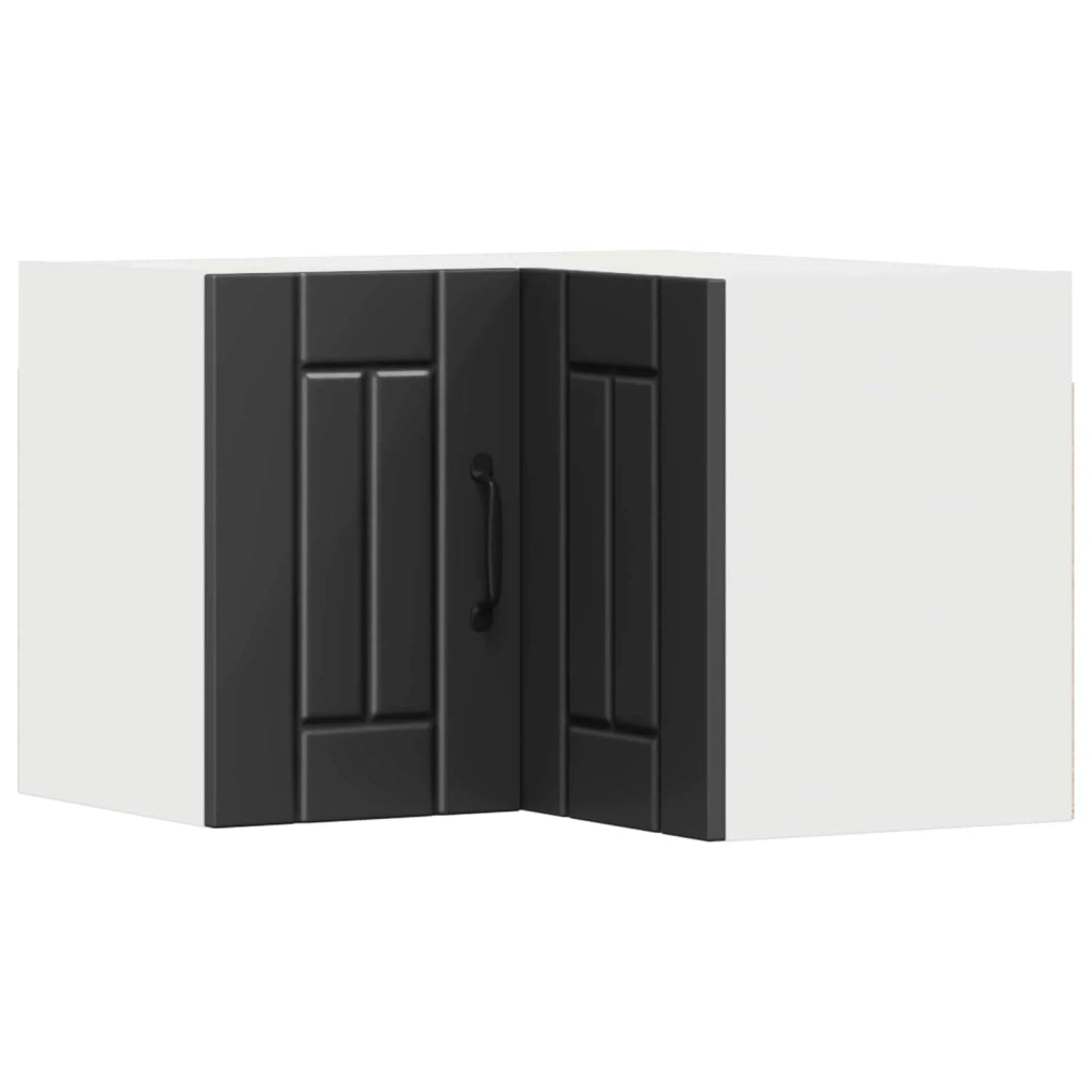 Mobile da cucina moderno con pratico spazio contenitivo 57 x 57 x 40 cm legno composito nero 02_0053975