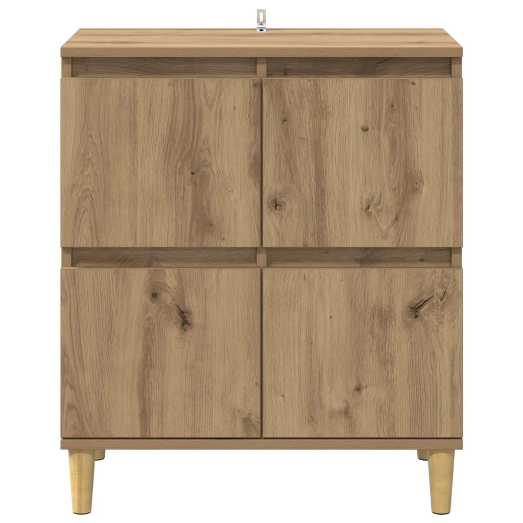 Credenza | Madia | Buffet da pranzo | Armadio da pranzo Rovere artigianale 60 x 35 x 70 cm Legno multistrato