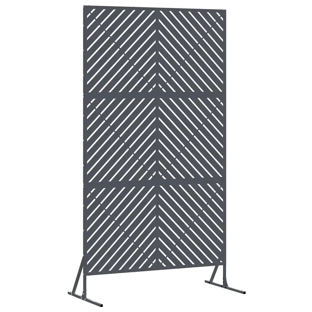 Schermo per Privacy Antracite 100 x 50 x 180 cm Acciaio CFW1500780