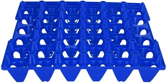 Sistema di Deposito Uova con Alta Capacità - 5 Pezzi - Contenitore di Deposito Uova Stivabile - Piastre di Deposito Uova in Plastica - Contenitori di Deposito Uova - 28,7 x 28,3 cm