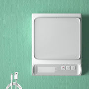 Ponderatore digitale da cucina - Ponderatore da cucina - bilanciere preciso - bilanciere per caffè - Ponderatore da cucina per uso domestico - Bianco - ABS