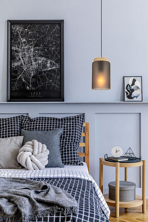 Lampada APP1810-1CP Frosted Grey