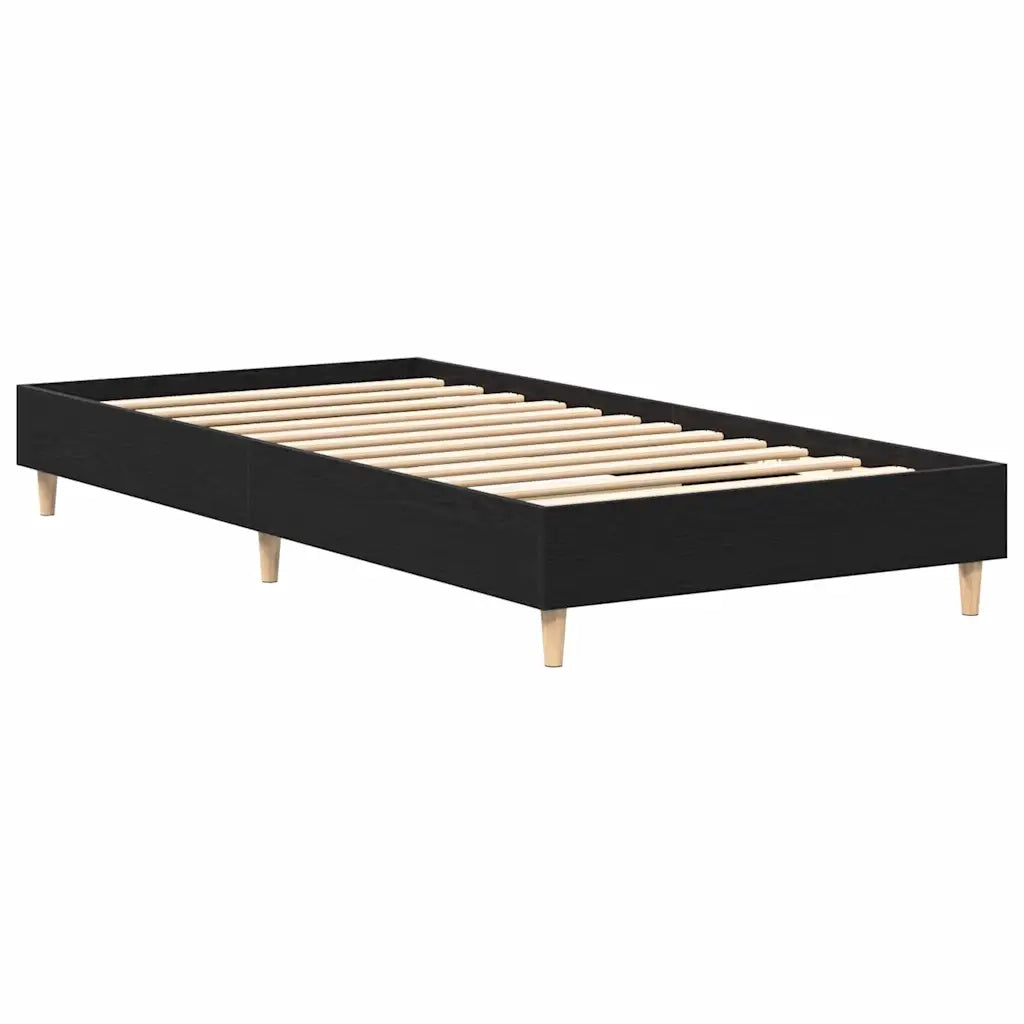 Struttura del letto Rovere Nero 193 x 78 x 25 cm 862865