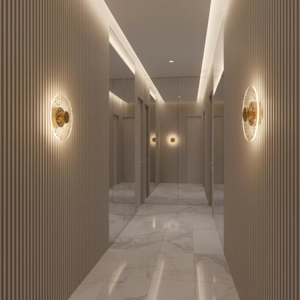 Lampada Da Parete Led App1795-w Brush Gold