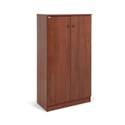 Armadio scarpiera Noce Antico in legno nobilitato 2 ante-4 ripiani h130x71x38