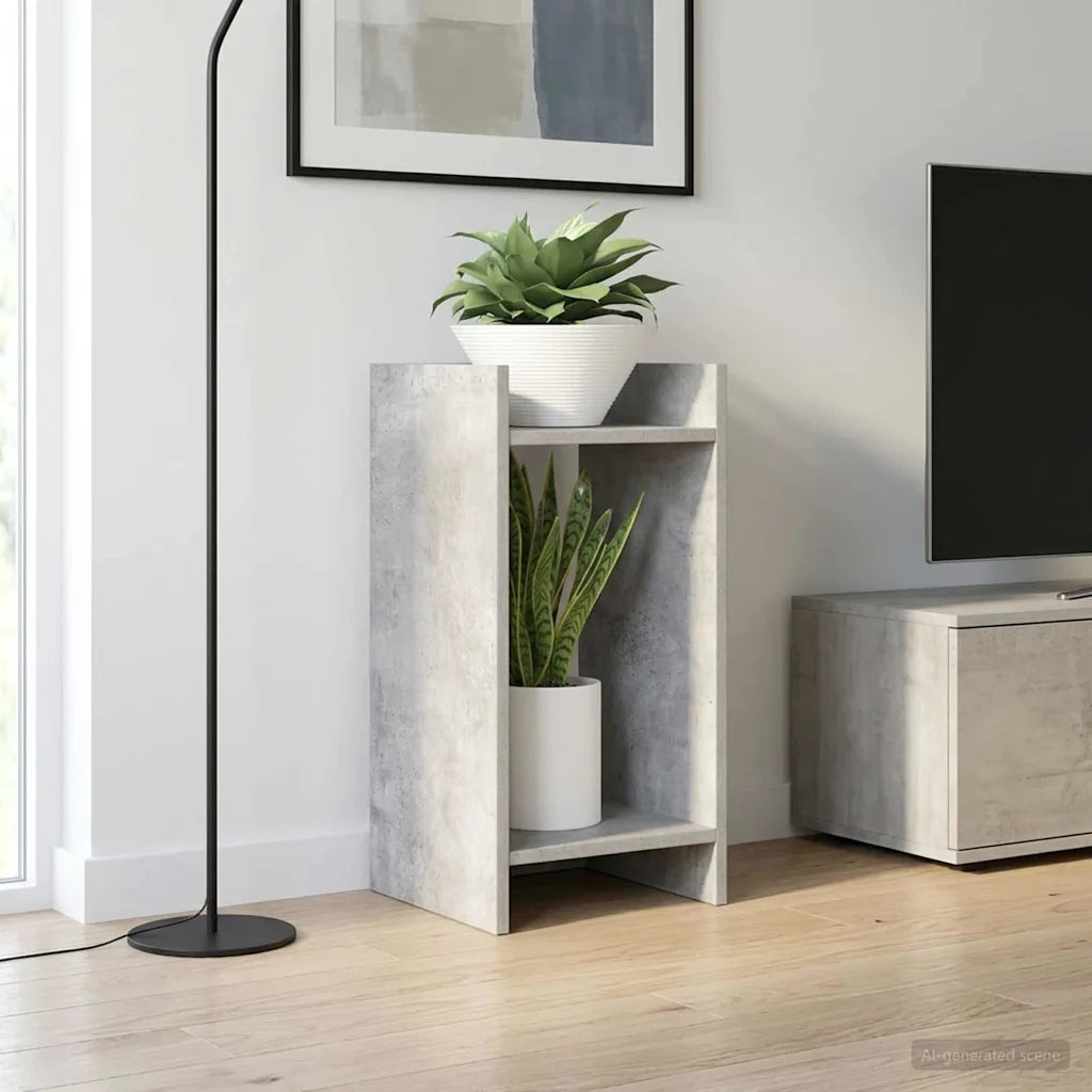 Supporto per piante 2 pcs Grigio Cemento 30 x 30 x 60 cm 899601