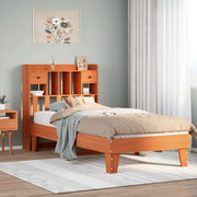 Letto senza Materasso Marrone Cera 75x190 cm in Legno di Pino 3308869