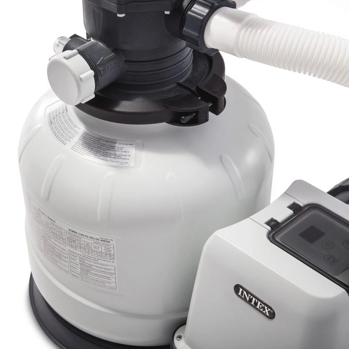 POMPA CON FILTRO A SABBIA PER PISCINE FINO A 54.368 LITRI  peso kg.22,60 (26648)    INTEX