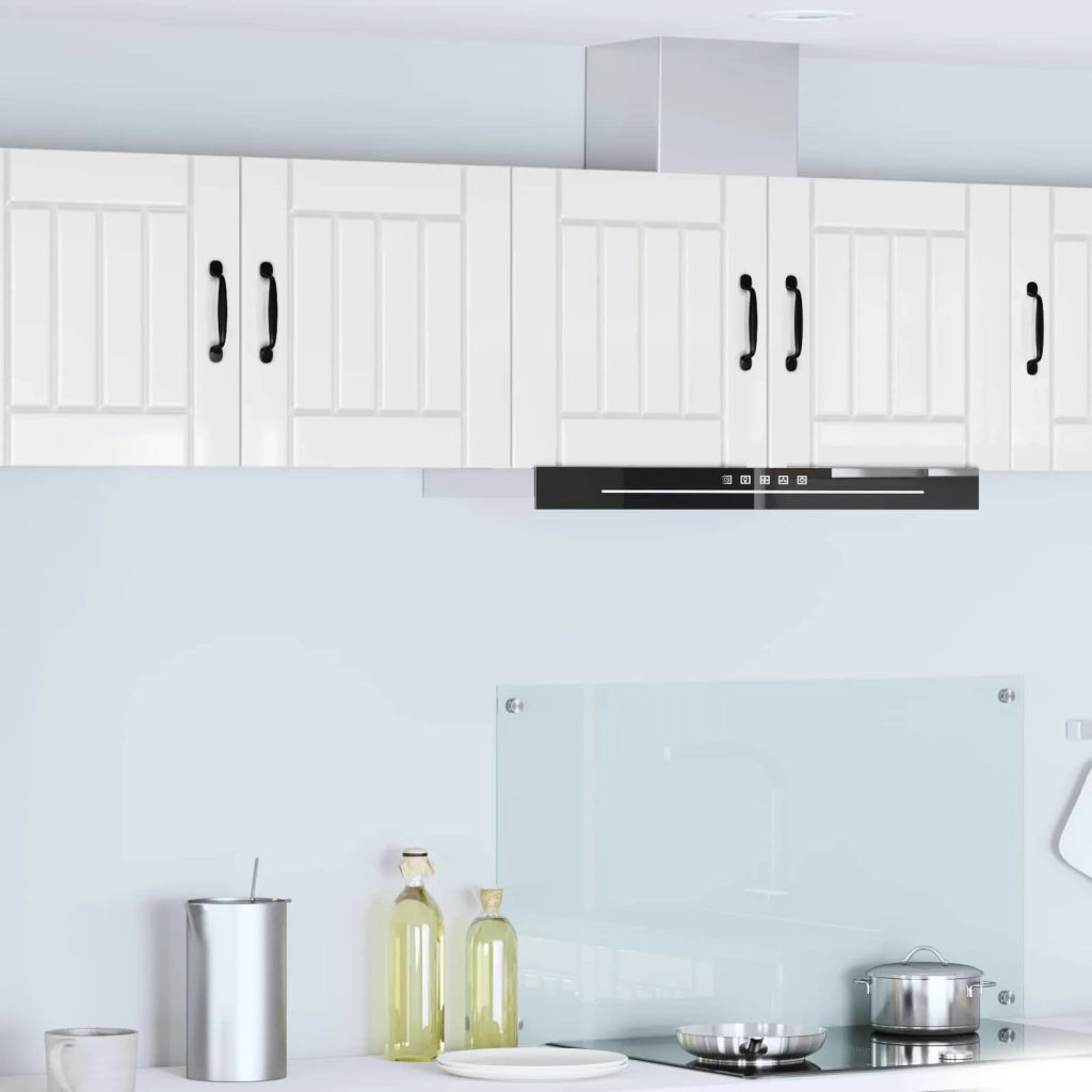 Pensile da cucina | Armadietto a muro LUCCA 2 pz Bianco Lucido 40 x 31 x 40 cm