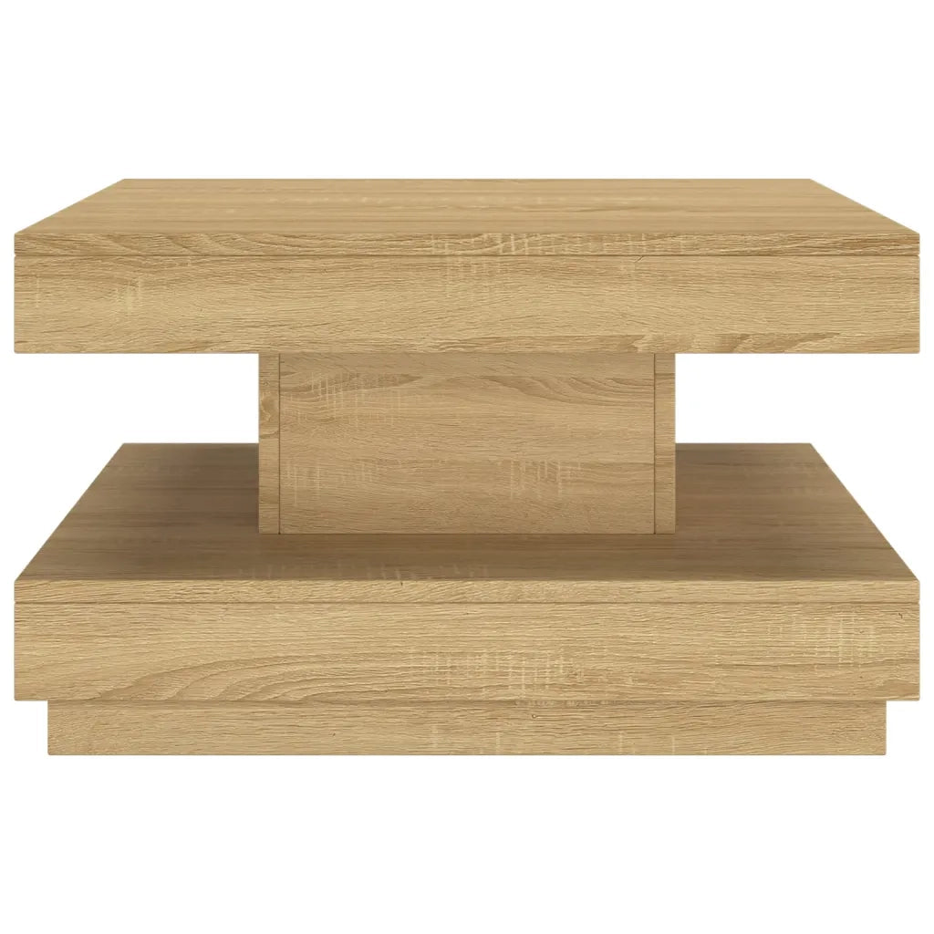 Tavolino da Salotto Marrone Chiaro 60x60x35 cm in MDF 286096