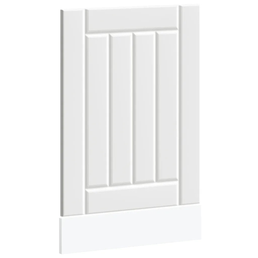 Pannello Lavastoviglie Lucca Bianco in Legno Multistrato