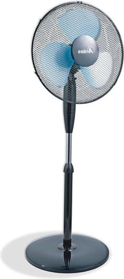 Ventilatore silenzioso da terra 40 cm a 3 pale e altezza regolabile - 3 velocità oscillante - AR5EA40PB