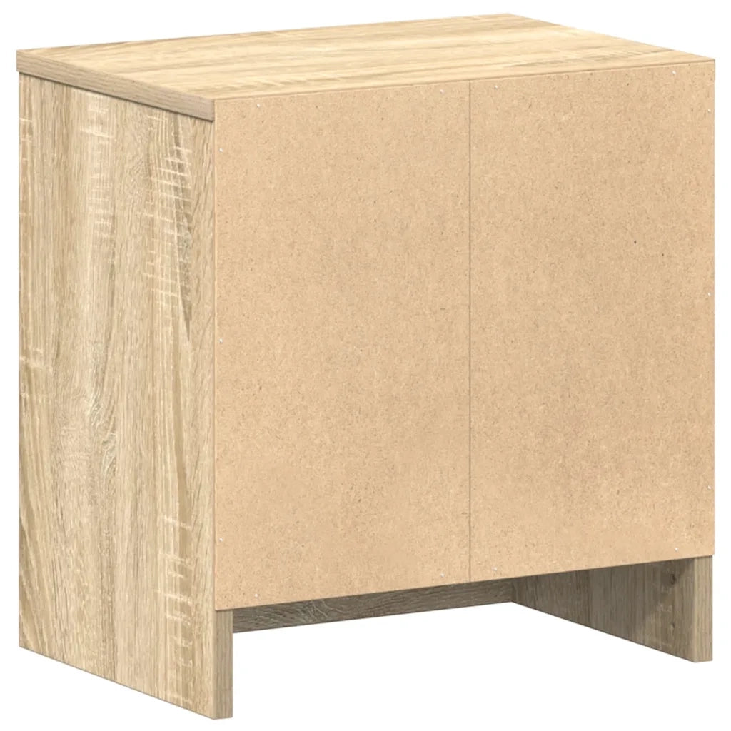Comodini 2 pz con Cassetto Rovere Sonoma 39x28x41 cm 858754