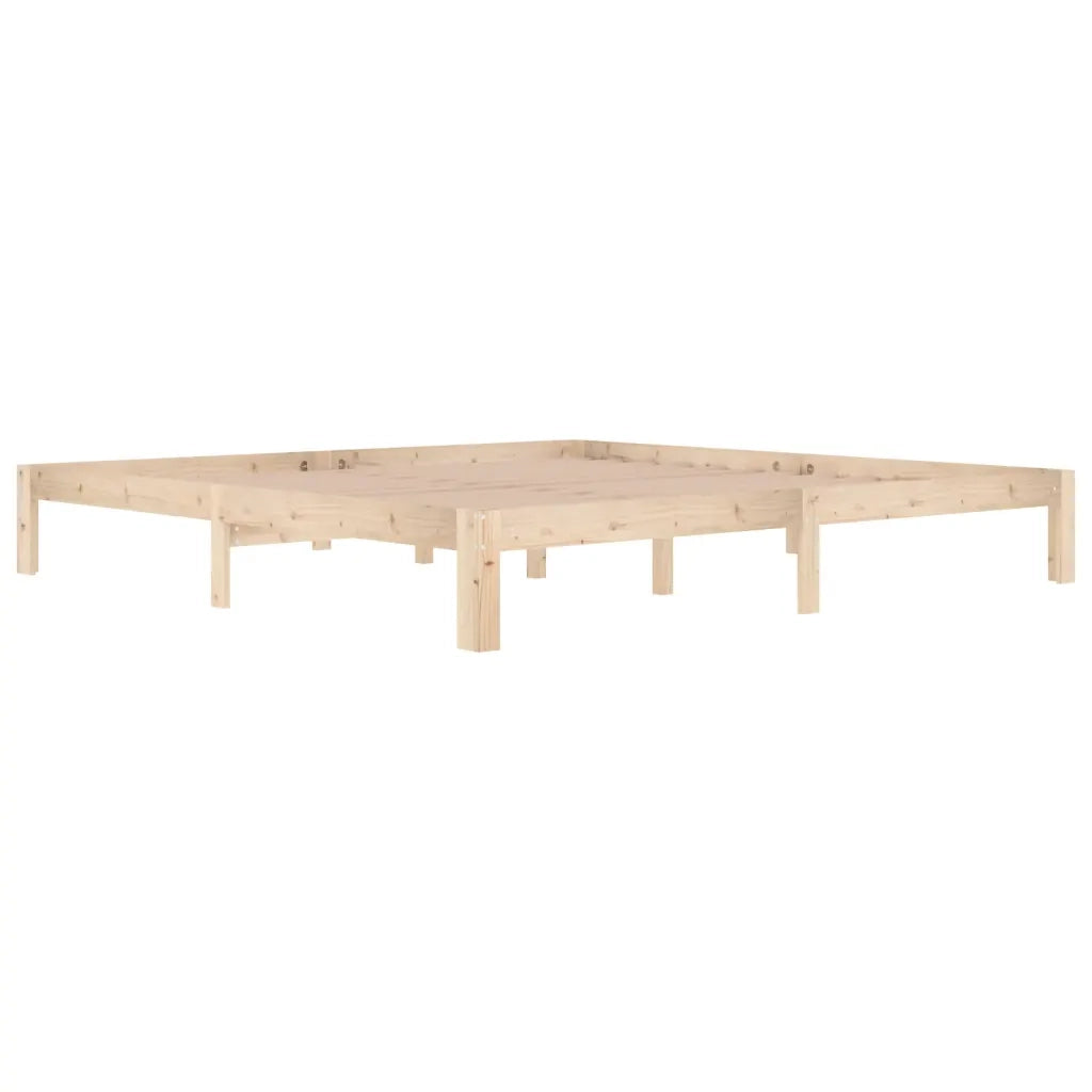 Giroletto-Struttura Letto in Legno Massello di Pino 200x200 cm 155539
