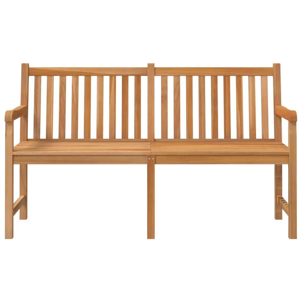 Panchina da Giardino 150 cm in Legno Massello di Teak 316623