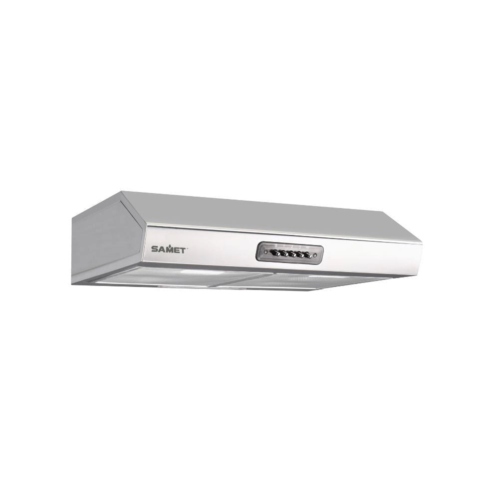 Gruppo cappa sottopensile Tornado60 Samet colore inox