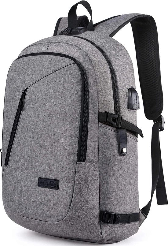 Borsa per laptop uomo, 17 pollici, anti furto...