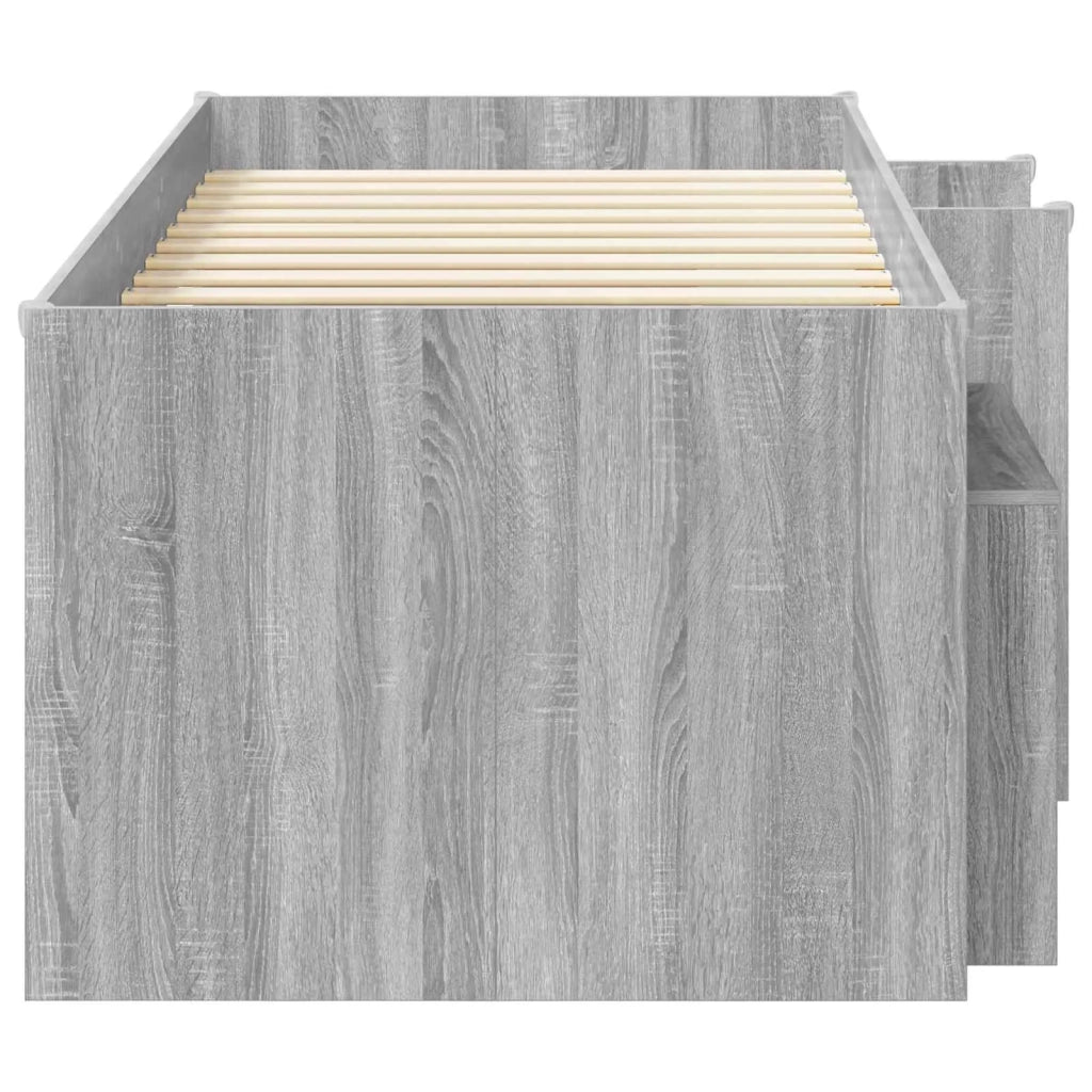 Struttura Letto Loft con Mobile 3 pz Sonoma grigio 3423411