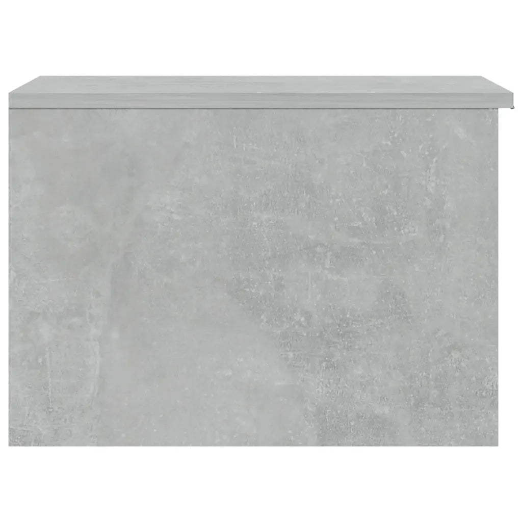 Tavolino Salotto-Tavolino da soggiorno-Tavolo Grigio Cemento 50x50x36 cm Legno Multistrato