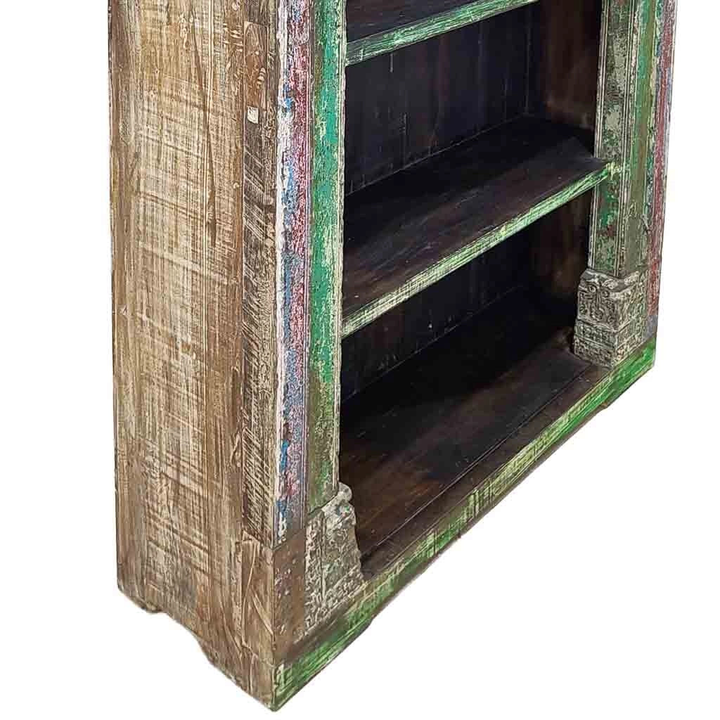 Scaffale in legno fatta a mano 134x49x217h cm