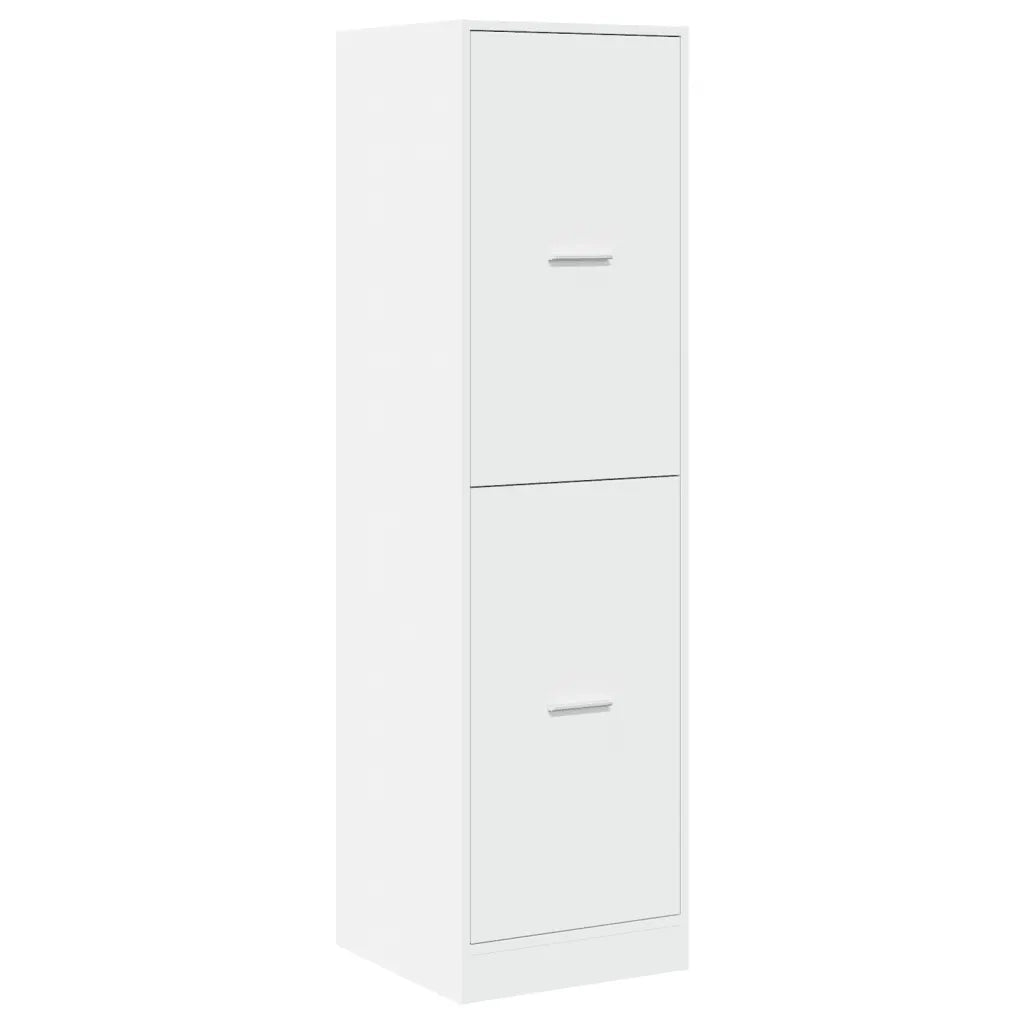 Armadietto da Farmacia Bianco 40x41x144,5 cm in Truciolato 3309636
