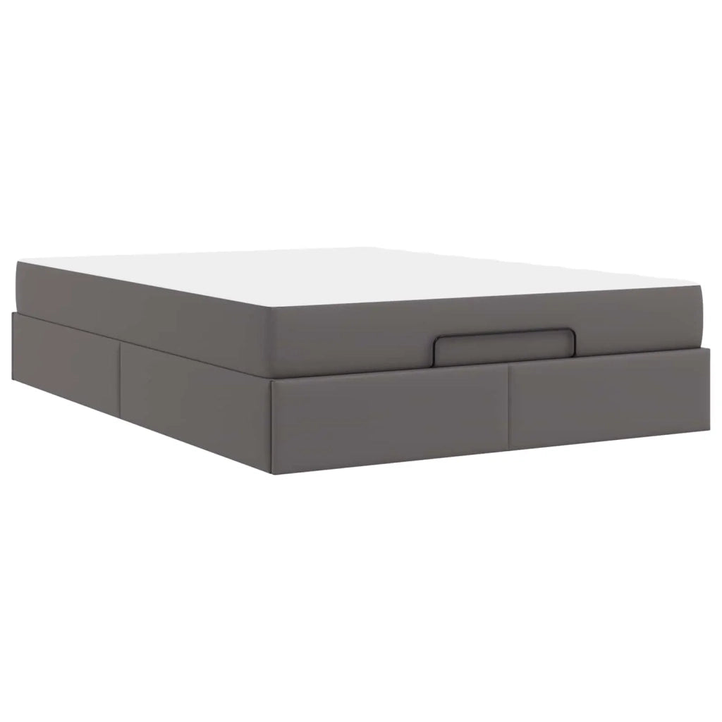 Struttura letto con materasso Altro 2 pcs Grigio PVC 3399431