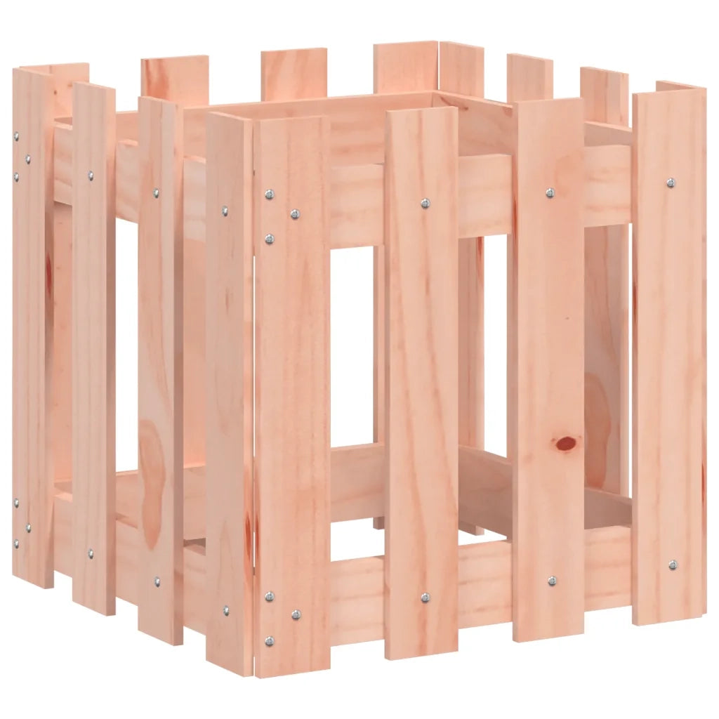 Fioriera Giardino Design Recinzione 40x40x40cm Massello Douglas 832450