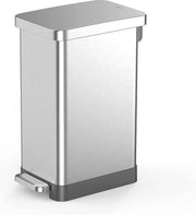 50L Raccoglitore RVS Senza Mani con Chiusura Softclose - Ideale per Cucina e Ufficio