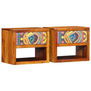 Armadio da Notte con cassetto 2 pcs Marrone 40 x 35 x 35 cm 4016516