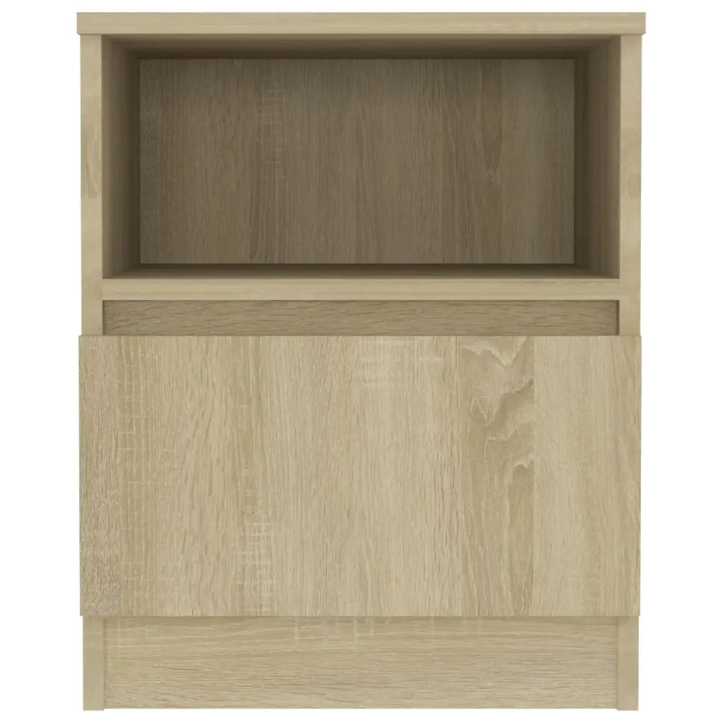 Comodino Rovere Sonoma 40x40x50 cm in Legno Multistrato 806163