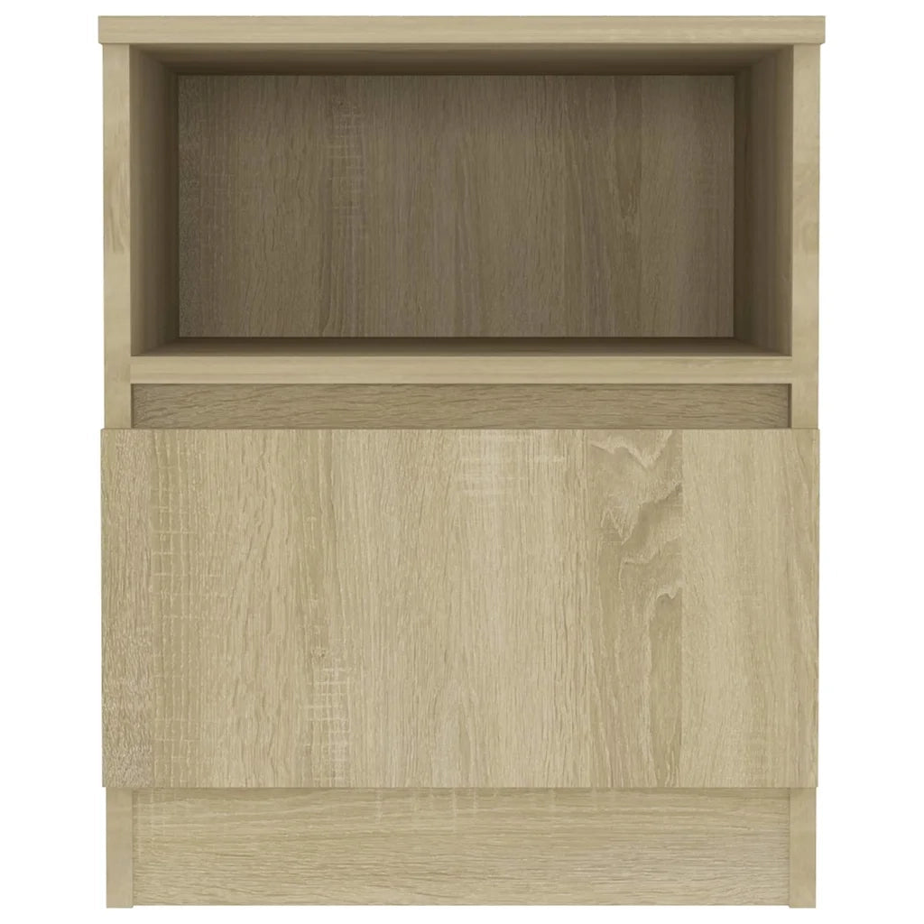 Comodino Rovere Sonoma 40x40x50 cm in Legno Multistrato 806163
