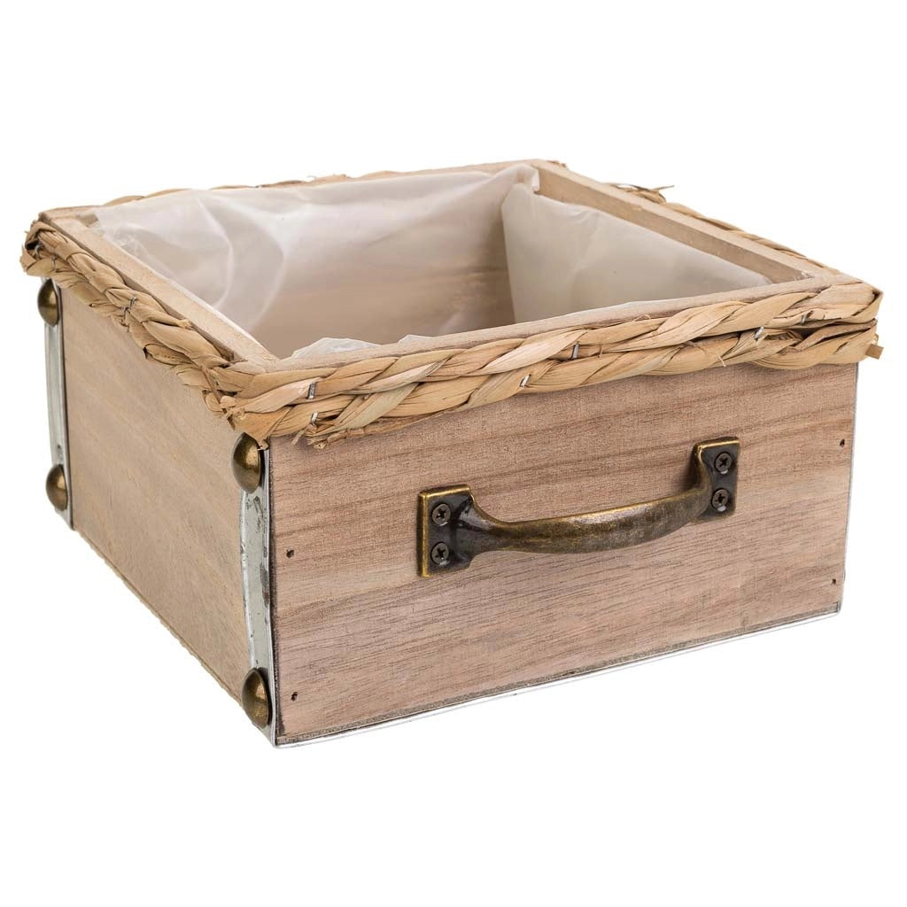 Cassetto in legno marrone 20x20x10h
