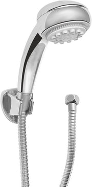 Set doccia "Carballo" - maniglione a mano 75 mm - 8 tipi di getto: normale, ECO, soffice e getto di massaggio - pezzo di installazione anticalcare e risparmio d'acqua - tubo doccia 150 cm / set per doccia e bagno / SA330695