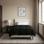 Piumino Letto Estivo 140 x 220 cm Estate Nero Traspirante 42025935