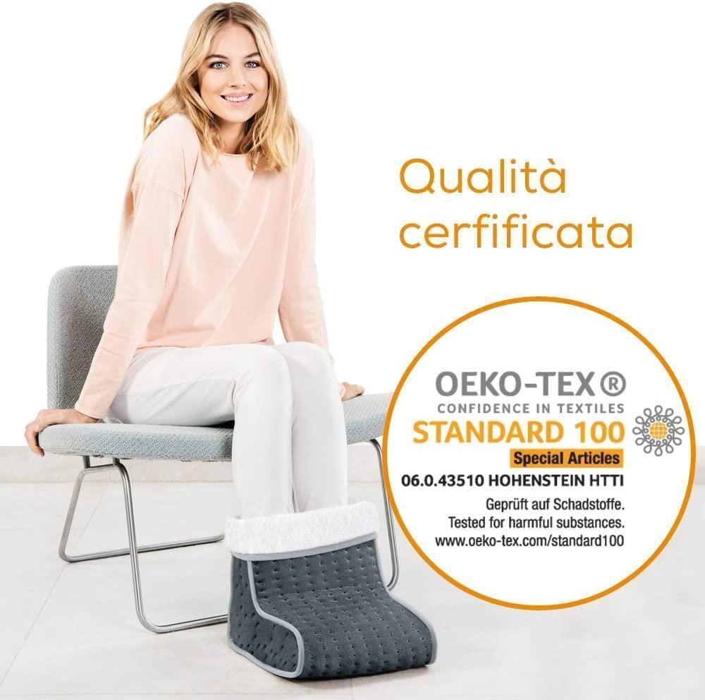 Beurer FW 20 Scaldapiedi Estremamente Morbido con 3 Livelli di Temperatura