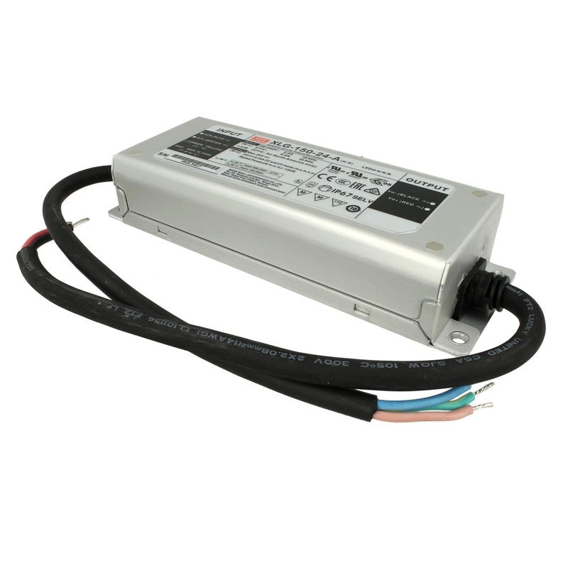 Alimentatore Trasformatore MW MEAN WELL Impermeabile IP67 24V 150W 6,25A XLG-150-24-A