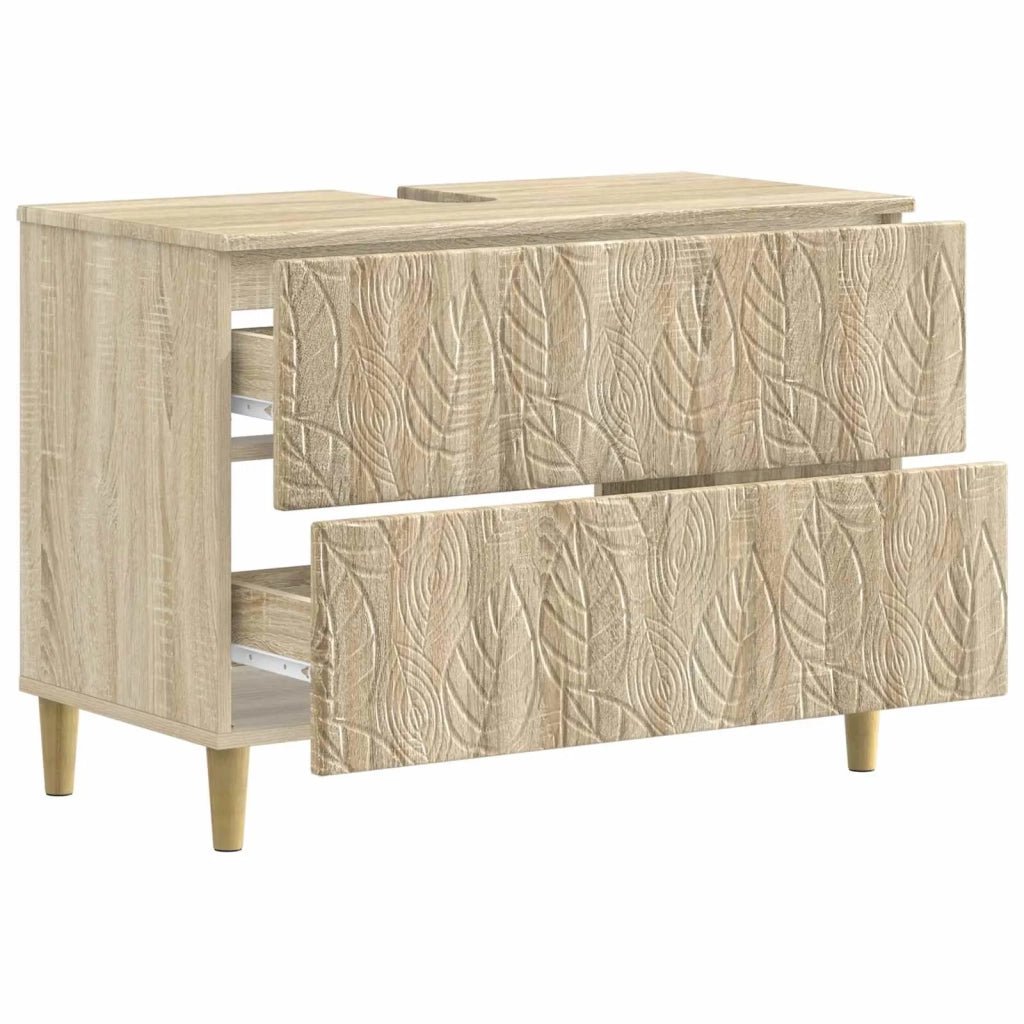 Armadio per Lavabo da Bagno DELFT Rovere Sonoma 82 x 41 x 59 cm 897017