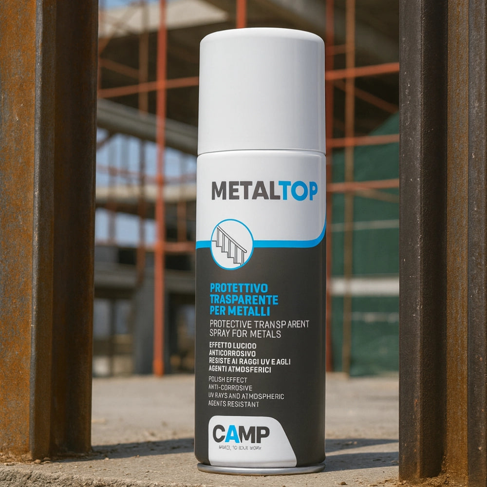 Metal top protettivo trasparente per metalli effetto lucido 400 ml 6 pezzi