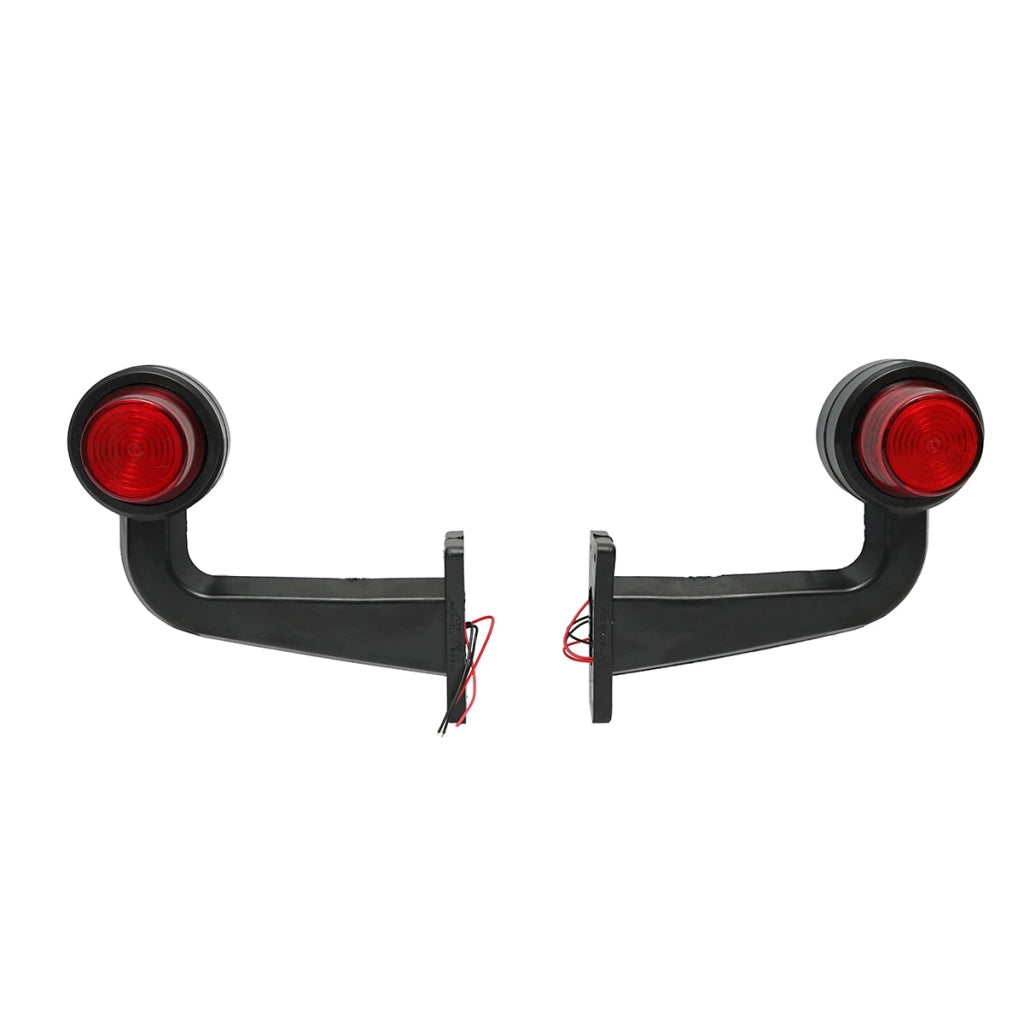 Set di luci di posizione laterali a LED con braccio 12-24V, bianco-rosso FR0158 Breckner Germany