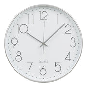 Orologio da Parete Lalibela, Argento, Vetro, 30x30x4,5 cm