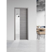 PORTA SCORREVOLE 'GINEVRA' cm 60 x 210 (68 x 214) - col. micro bianco  - NADDEO PORTE