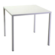 Tavolo metallo Elma bianco quadro cm 70x70h72