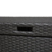 Salottino da giardino esterno Set 4 Pzi:1 Divano/2 Poltrone/1 Tavolino, Set da Giardino in Rattan,  Caffè Scuro e Bianco