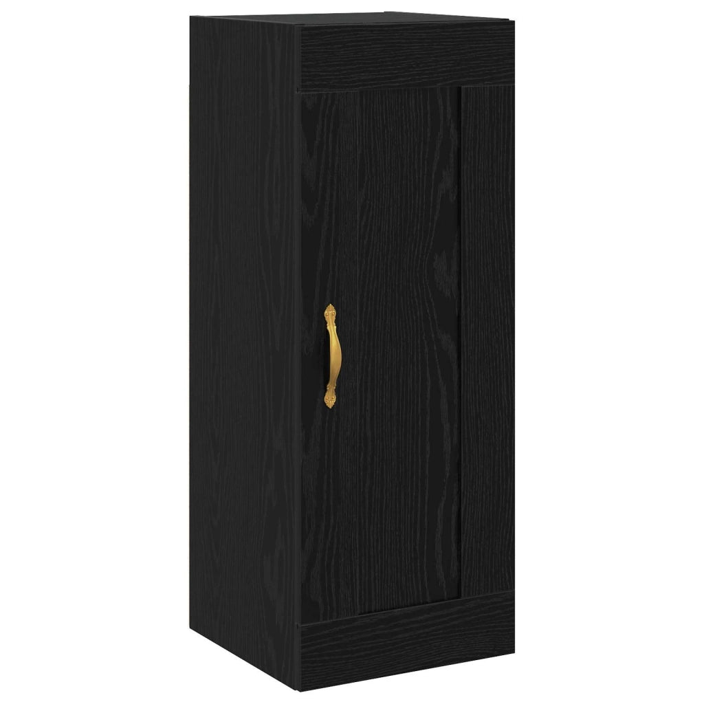 Armadietto a muro Rovere Nero 34,5 x 34 x 90 cm 8010888