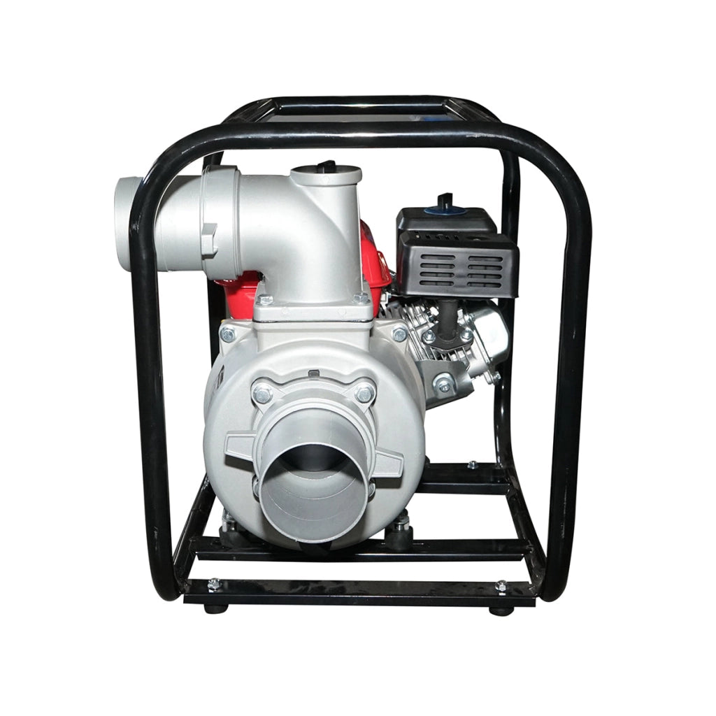 Motopompa a benzina 7,5 CV WP40S, 4 pollici, portata massima 80 m³/h, profondità 8 m, altezza 26 m. Breckner Germany