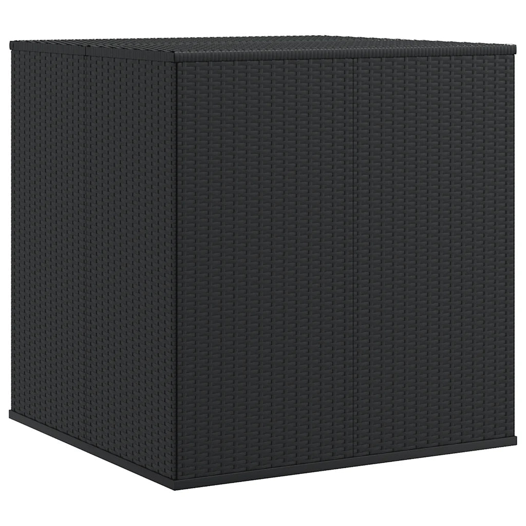 Contenitore da Giardino in Rattan PE 100x97,5x104 cm Nero CFW9706958