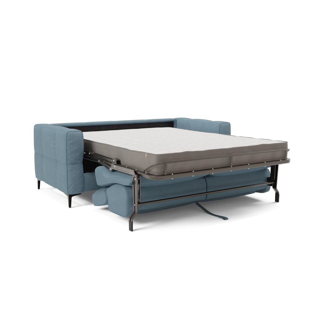 Gardenia Divano letto materasso alto 18 cm con poggiatesta reclinabili e rivestimento impermeabile T02 198 cm (mat. 140x197) carta da zucchero