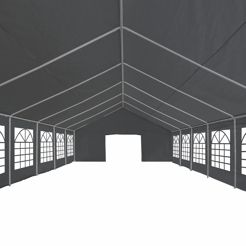 Tessuto per tenda senza struttura Grigio 12 x 6 m PE 43863