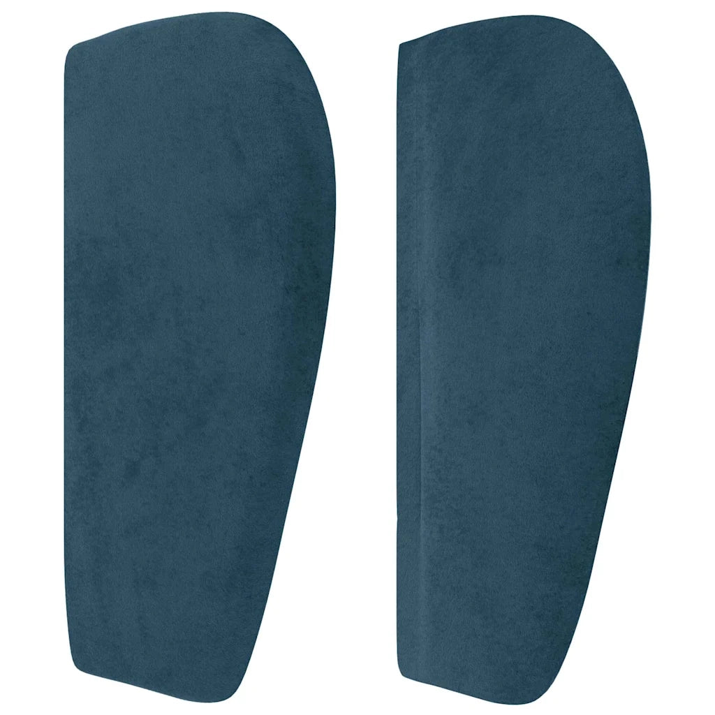 Testiera ad Orecchio Blu Scuro 93x23x78/88 cm in Velluto 3116904